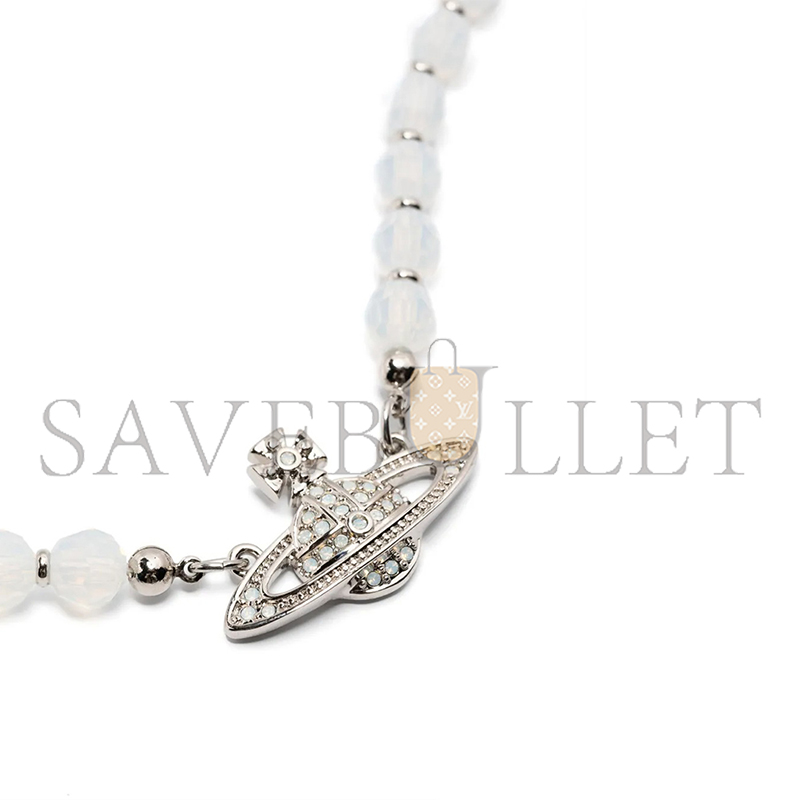 VIVIENNE WESTWOOD MESSALINE ORB-MOTIF CHOKER NECKLACE 